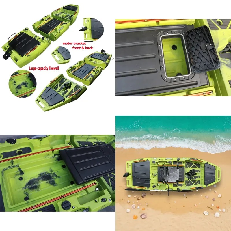 Fishing Kayak Pedal Drive - Kayak de 10 pies con propulsión