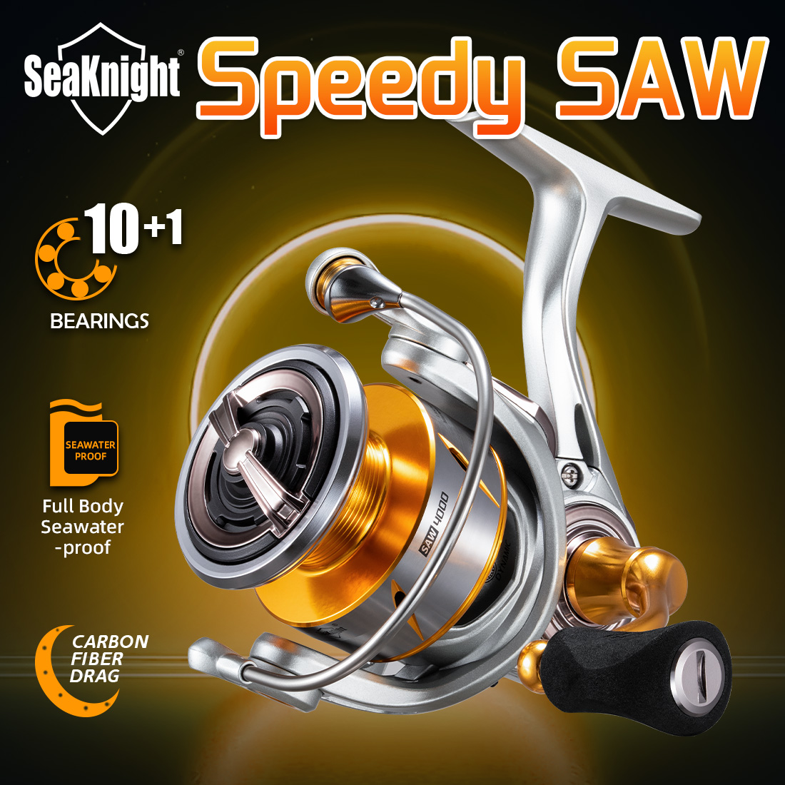 Kastking Reel Zephyr - Carrete de Pesca Giratorio SeaKnight Speedy
