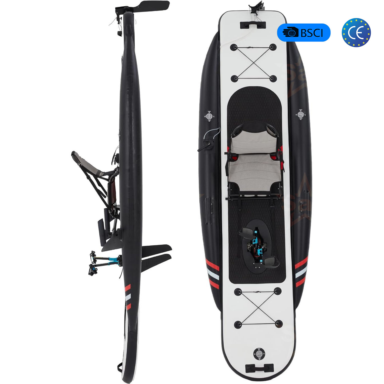Kayak Inflable de Alta Calidad - Fishing Kayak Pedal Drive reseña y precio