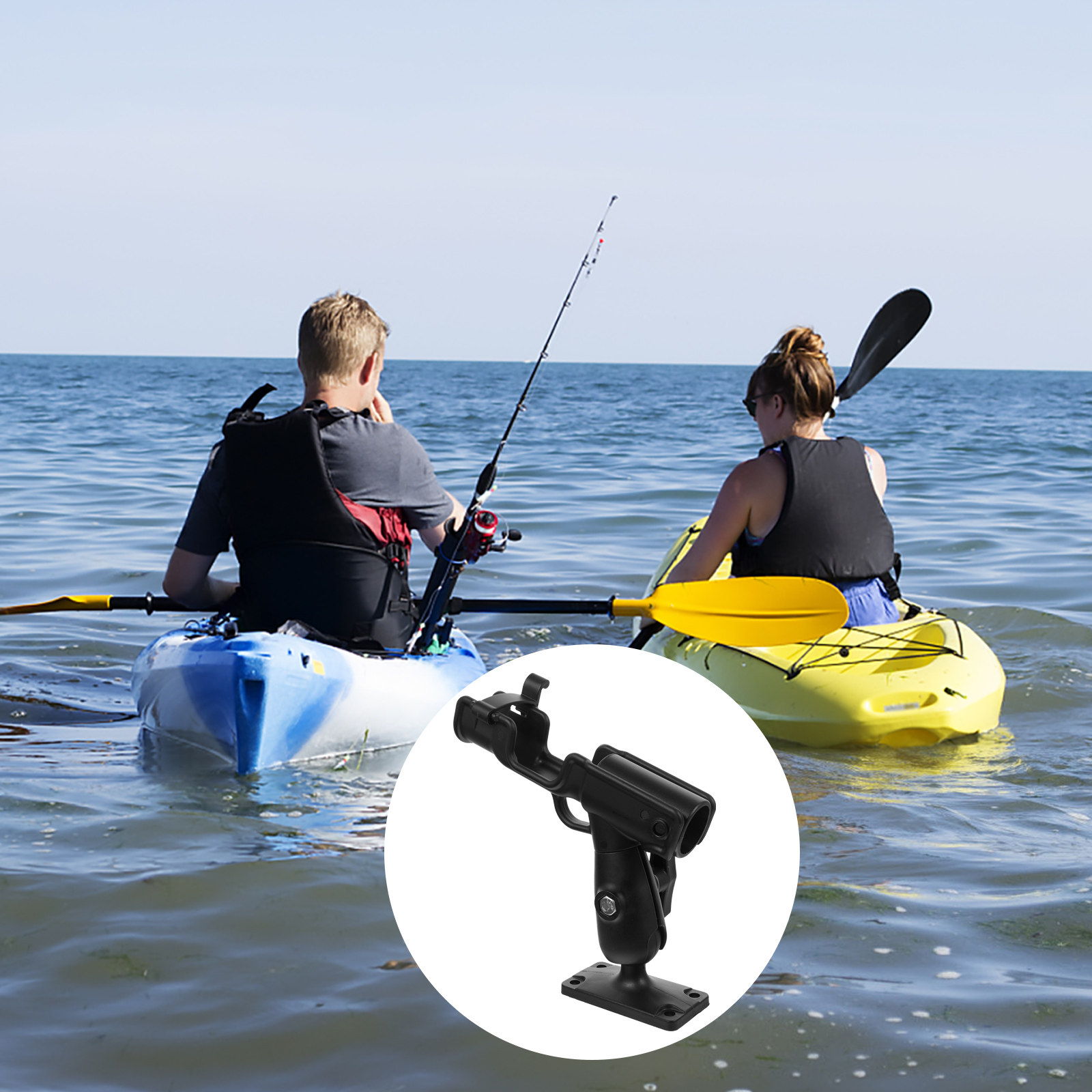 Soporte para caña de pescar pa - Fishing Kayak Rod Holder reseña y precio