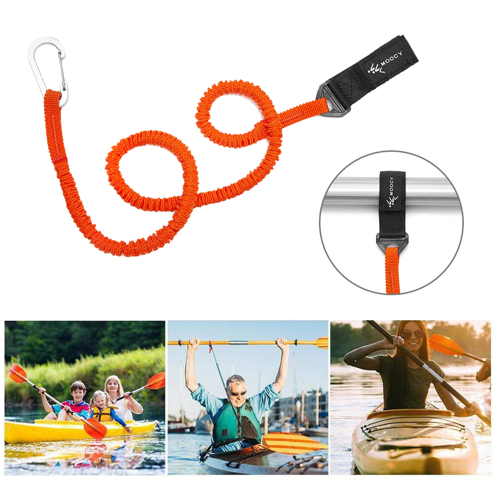 10-1PCS Correa elástica para r - Fishing Kayak Paddle Leash reseña y precio