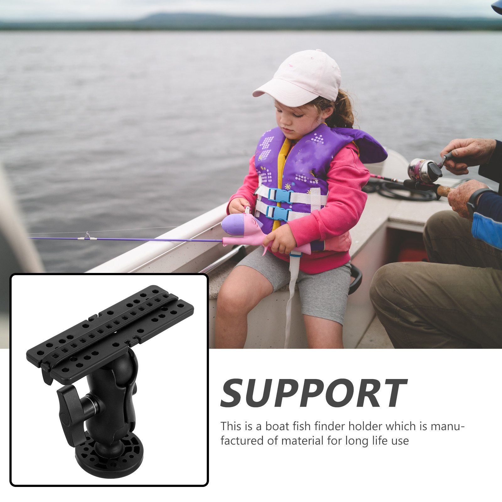 Soporte de Montaje Premium par - Fishing Kayak Fish Finder Mount reseña y precio