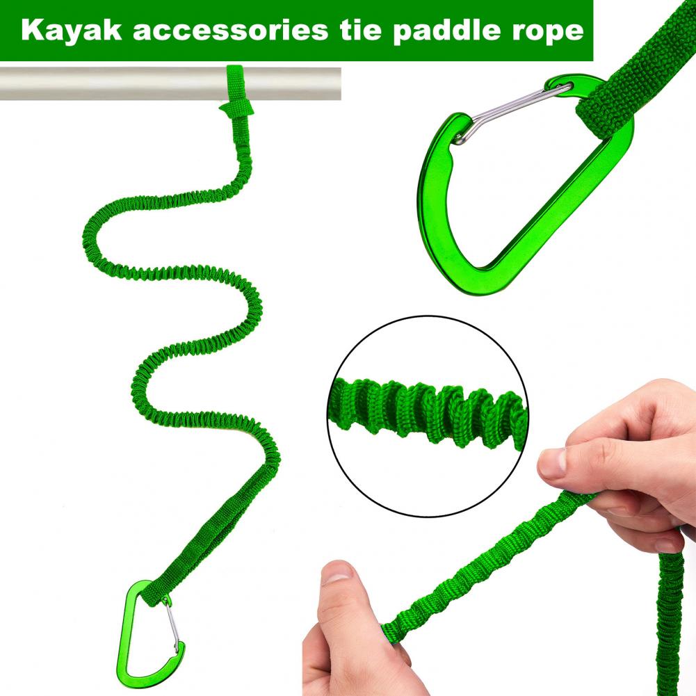 Cuerda elástica de remo para K - Fishing Kayak Paddle Leash reseña y precio