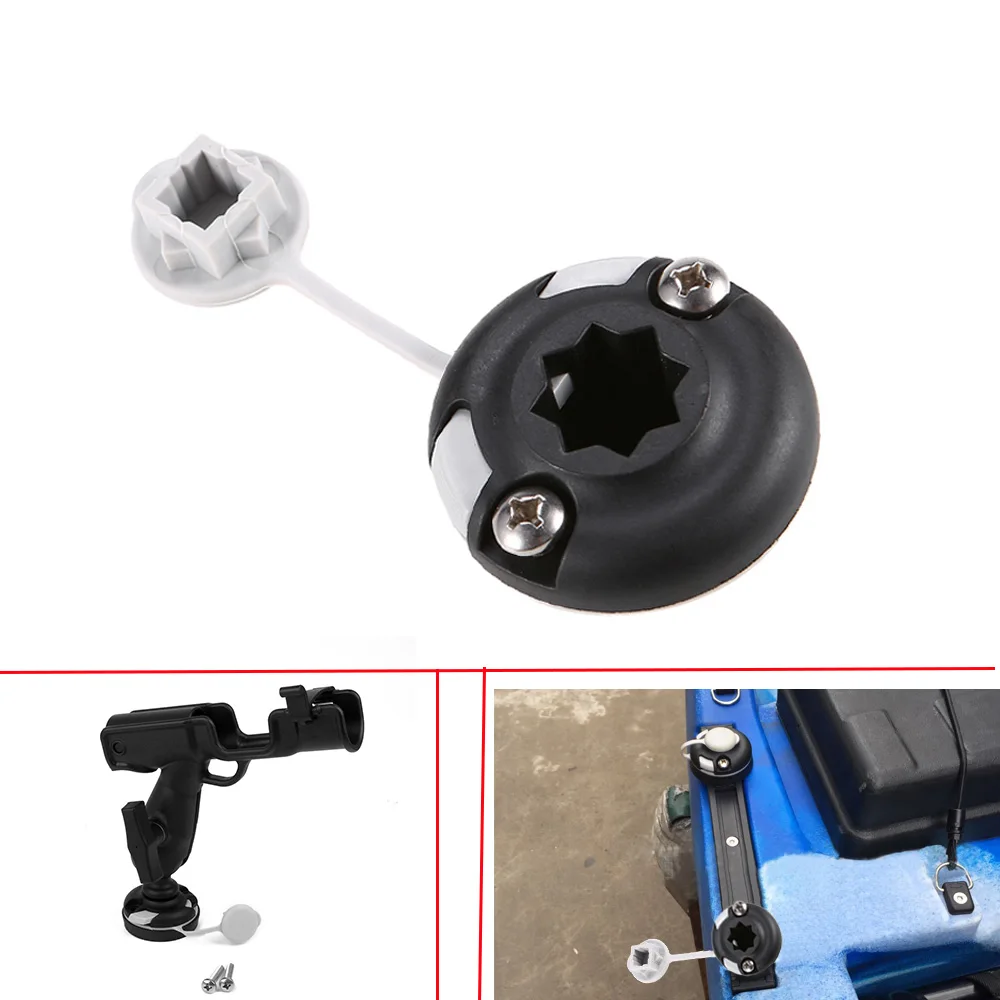 Base de montaje en estrella pa - Fishing Kayak Rod Holder reseña y precio
