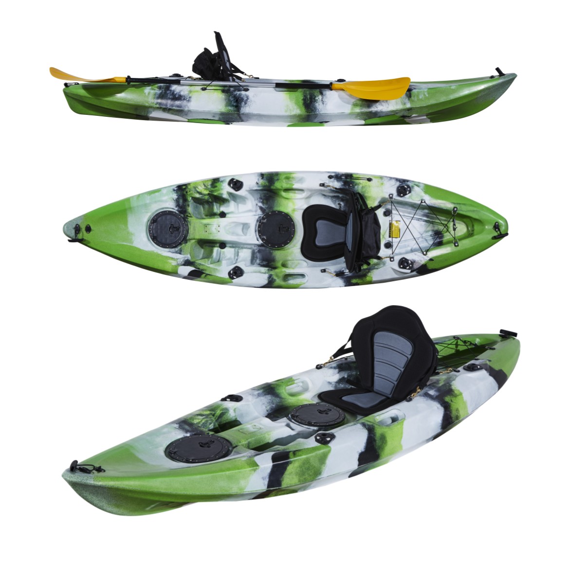 Kayak de pesca para una sola p - Fishing Kayak Sit On Top reseña y precio