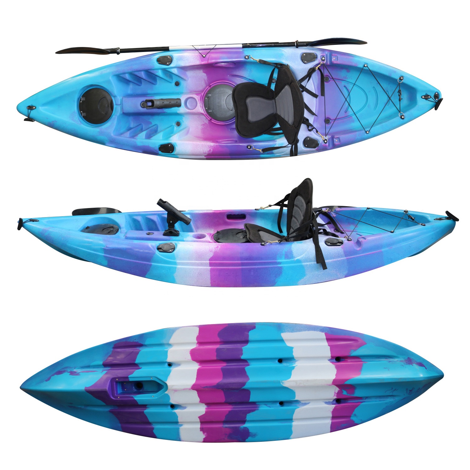 Kayak de Plástico Individual d - Fishing Kayak Sit On Top reseña y precio